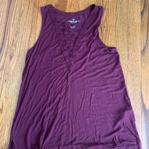 American eagle purple tank top